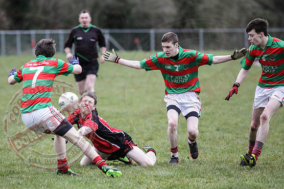 Maguiresbridge (1-7) V Lisnaskea Emmetts (0-14) in Minor GAA Football League Division three.