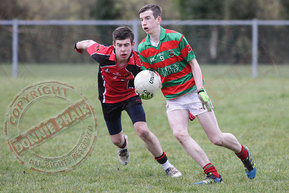 Maguiresbridge (1-7) V Lisnaskea Emmetts (0-14) in Minor GAA Football League Division three.
