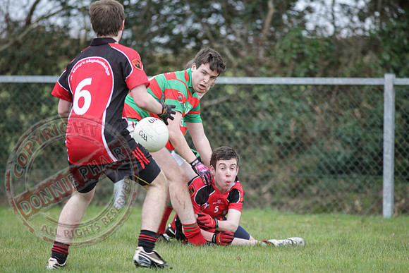 Maguiresbridge (1-7) V Lisnaskea Emmetts (0-14) in Minor GAA Football League Division three.