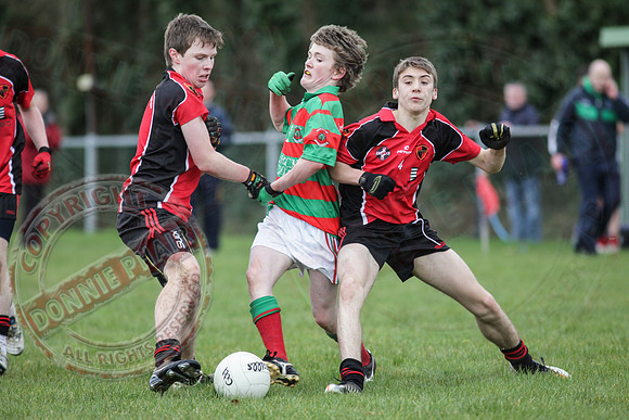 Maguiresbridge (1-7) V Lisnaskea Emmetts (0-14) in Minor GAA Football League Division three.