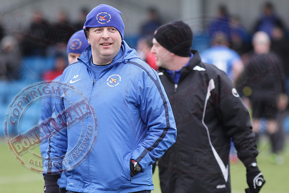 Ballinamallard United FC (4) V Dungannon Swifts (0) in IFA Premiership.