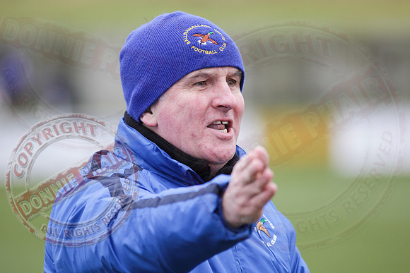 Ballinamallard United FC (4) V Dungannon Swifts (0) in IFA Premiership.