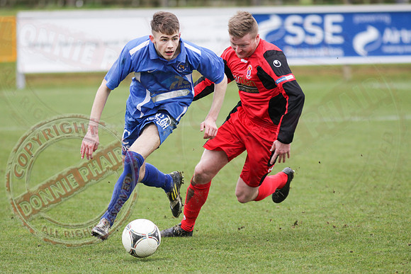 Ballinamallard United FC (4) V Dungannon Swifts (0) in IFA Premiership.
