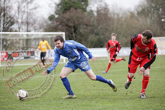 Ballinamallard United FC (4) V Dungannon Swifts (0) in IFA Premiership.