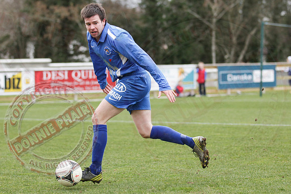 Ballinamallard United FC (4) V Dungannon Swifts (0) in IFA Premiership.