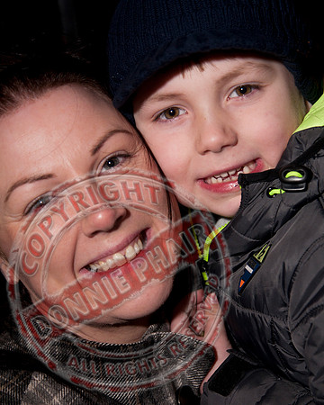 Turning on the Christmas Lights In Newtownbutler.