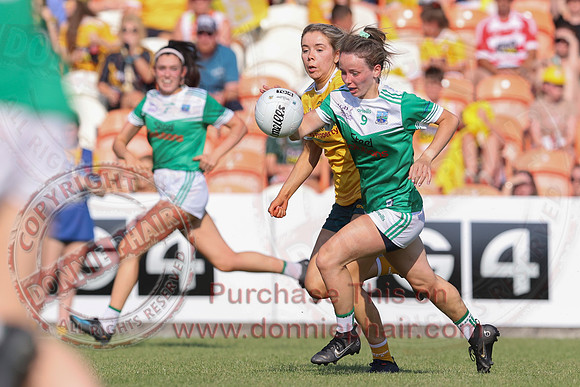 Antrim (3-15) V Fermanagh (0-11) in Ladies All Ireland GAA Football Junior Championship Final Replay-57