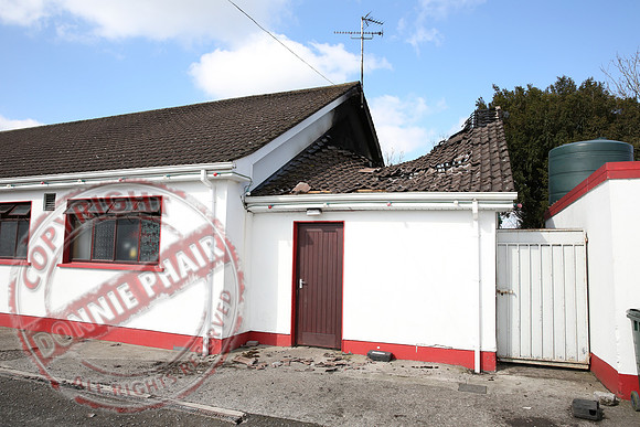 Fire at St. Pat's GAA Cluhouse Donagh.