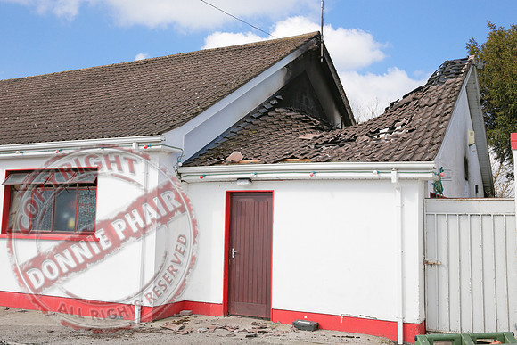 Fire at St. Pat's GAA Cluhouse Donagh.