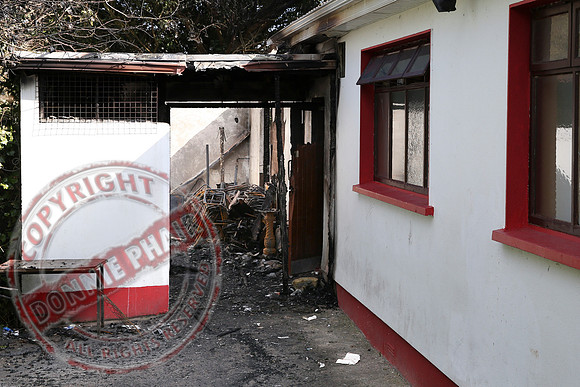 Fire at St. Pat's GAA Cluhouse Donagh.
