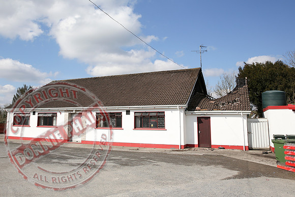 Fire at St. Pat's GAA Cluhouse Donagh.