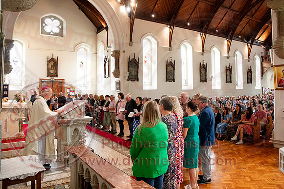 Bishop Larry Duffy commissions 45 members of Parish Bereavement Team in The Holy Cross Church, Lisnaskea-14