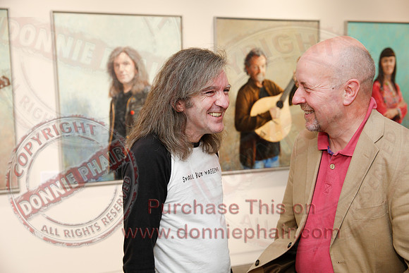 Julian Friers Portrait Exhibtion in Higher Bridges Gallery.