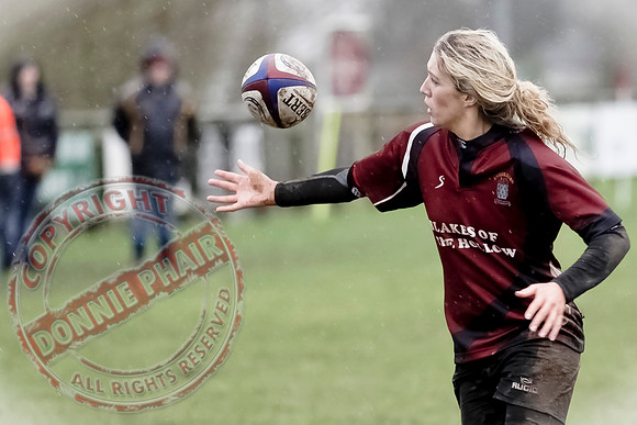 Enniskillen V Cavan in Ladies Rugby.