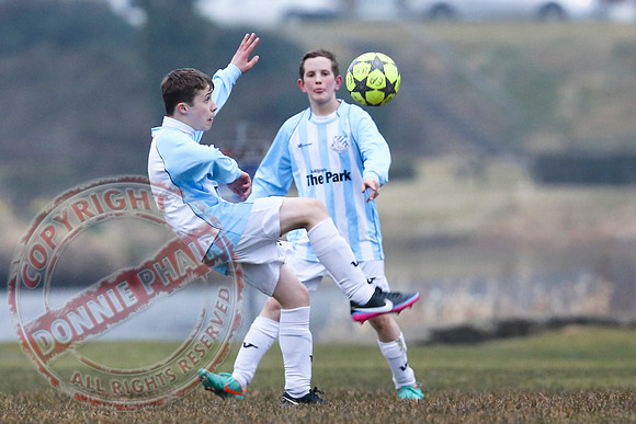 Enniskillen Athletic (2) V Lisbellaw United (4) in U15 Brendan Keogh Youth League.