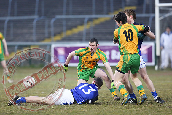 Cavan (0-13) V Donegal (1-6) in Ulster U21 GAA Final.