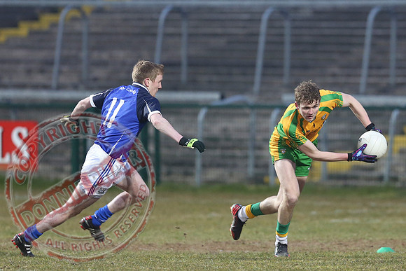 Cavan (0-13) V Donegal (1-6) in Ulster U21 GAA Final.
