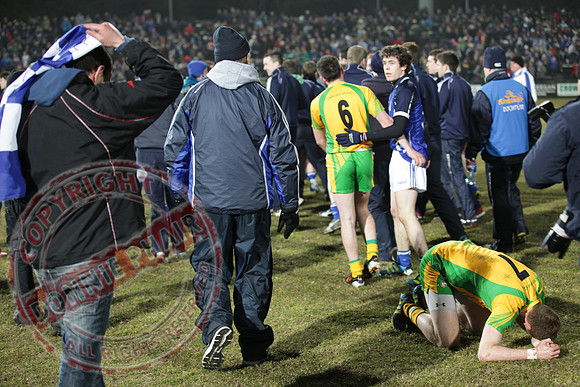 Cavan (0-13) V Donegal (1-6) in Ulster U21 GAA Final.