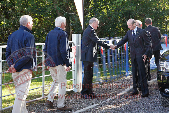 The Duke of Kent opens the RNLI Lifeboat Station at Carrybridge.
