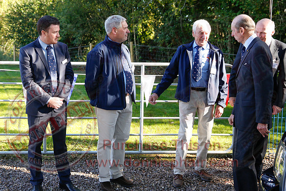 The Duke of Kent opens the RNLI Lifeboat Station at Carrybridge.