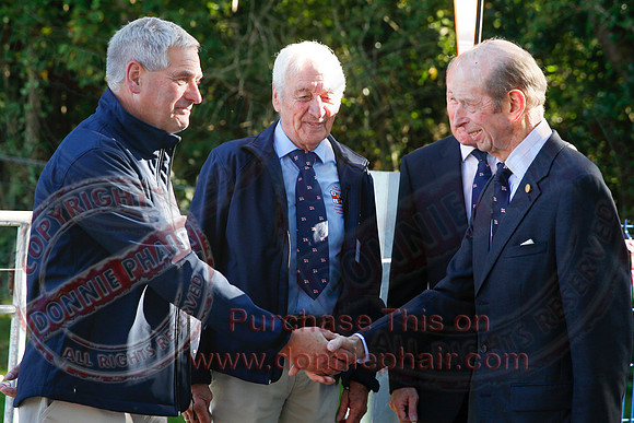 The Duke of Kent opens the RNLI Lifeboat Station at Carrybridge.
