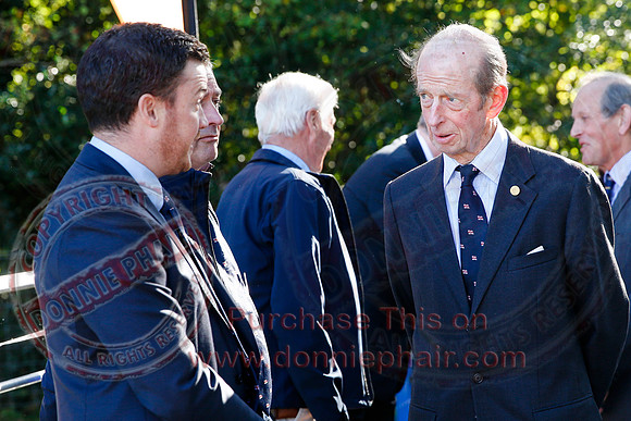 The Duke of Kent opens the RNLI Lifeboat Station at Carrybridge.