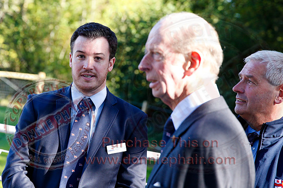 The Duke of Kent opens the RNLI Lifeboat Station at Carrybridge.