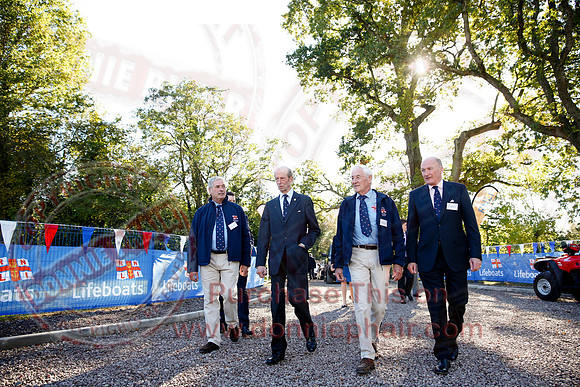 The Duke of Kent opens the RNLI Lifeboat Station at Carrybridge.