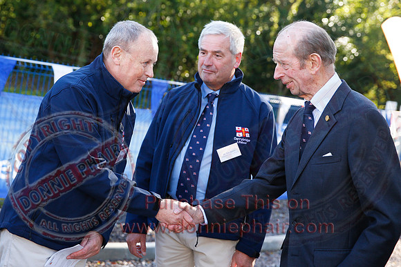 The Duke of Kent opens the RNLI Lifeboat Station at Carrybridge.