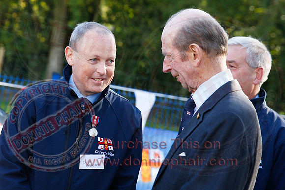 The Duke of Kent opens the RNLI Lifeboat Station at Carrybridge.