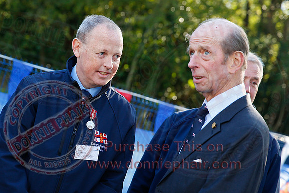 The Duke of Kent opens the RNLI Lifeboat Station at Carrybridge.