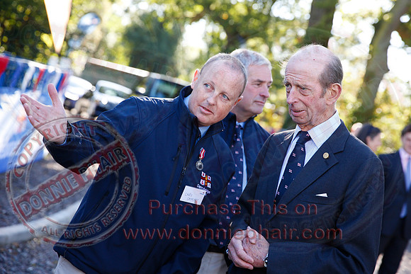 The Duke of Kent opens the RNLI Lifeboat Station at Carrybridge.