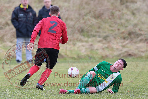Irvinestown Wanderers (1) V Ardoyne (2) in Irish Junior Cup.