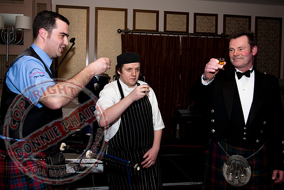 Ulster Scots Society in Fermanagh Celebrate Burns night with a Haggis feast.
