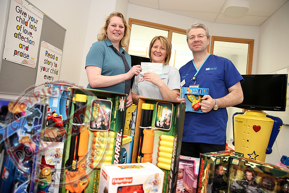 Liberty Insurance Employees donate Toys to South West Hospital in County Fermanagh.