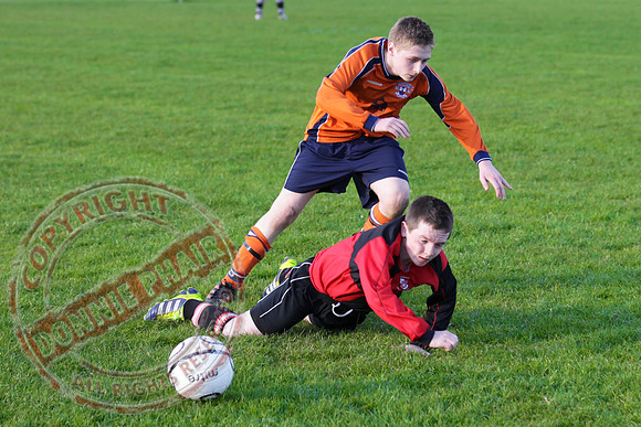 Enniskillen Rangers V Mountjoy in Youth Soccer.