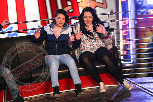 Cullens Fun Fair in Enniskillen, County Fermanagh.