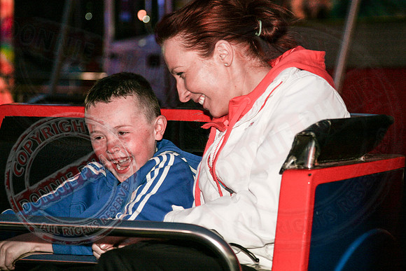 Cullens Fun Fair in Enniskillen, County Fermanagh.