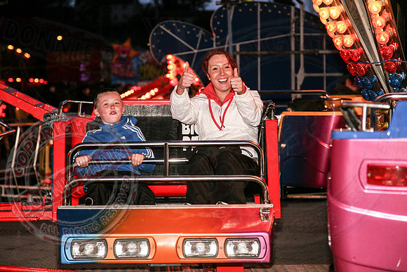 Cullens Fun Fair in Enniskillen, County Fermanagh.