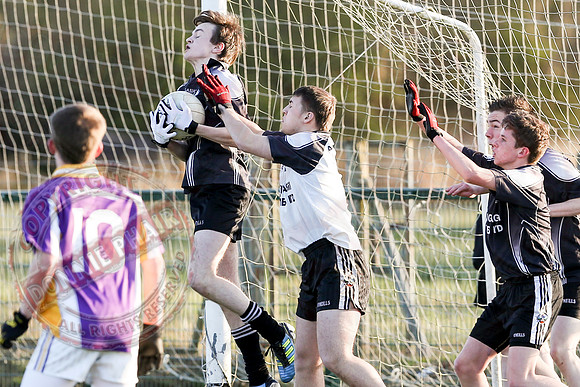 Derrygonnelly (2-12) V Aghadrumsee (2-10) in Minor League GAA Football League Division Two.