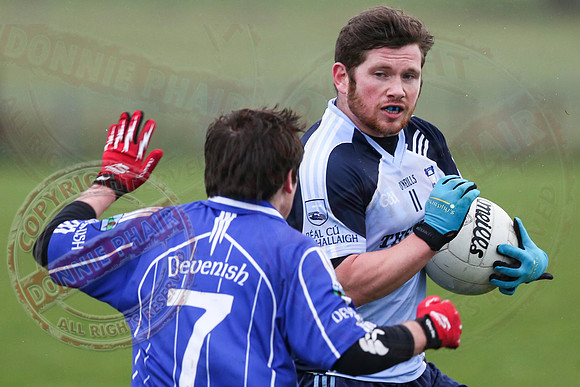 Belcoo (1-8) V Devenish (3-9) in Senior Football League Division One GAA Football.
