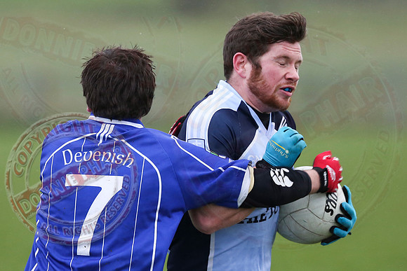 Belcoo (1-8) V Devenish (3-9) in Senior Football League Division One GAA Football.