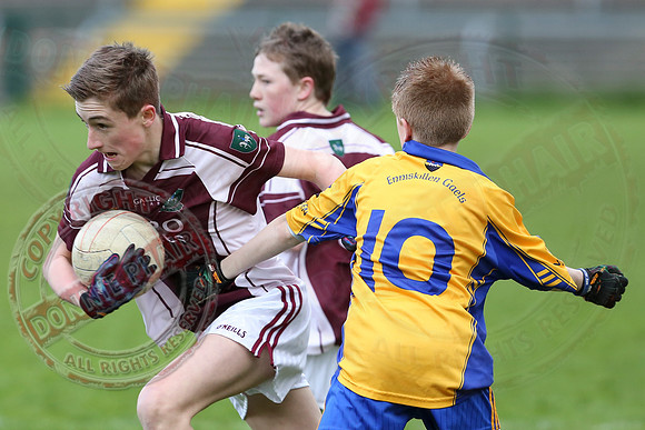 Enniskillen Gaels (11-10) V Tempo (1-8) in Feile Na Nog Final - U14 GAA Football.