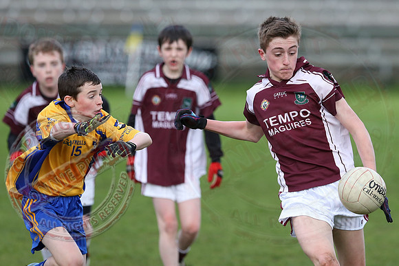 Enniskillen Gaels (11-10) V Tempo (1-8) in Feile Na Nog Final - U14 GAA Football.