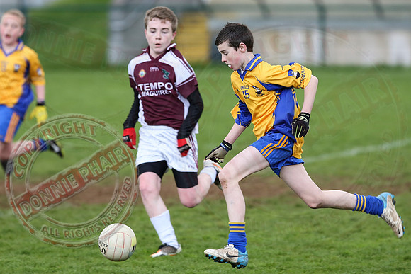 Enniskillen Gaels (11-10) V Tempo (1-8) in Feile Na Nog Final - U14 GAA Football.