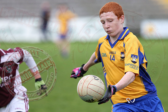 Enniskillen Gaels (11-10) V Tempo (1-8) in Feile Na Nog Final - U14 GAA Football.