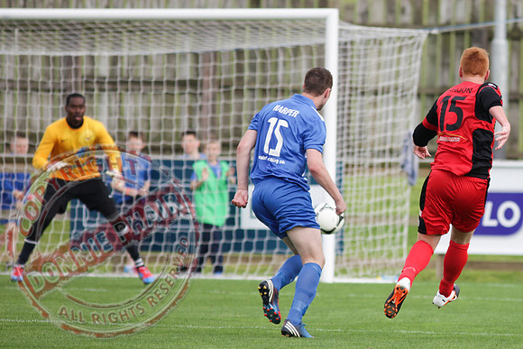 Ballinamallard FC V Dungannon Swifts in IFL Premium League Game.