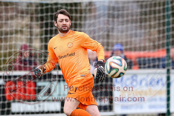 Ballinamallard United (2) V Coleraine (1) in IFA Premier League.