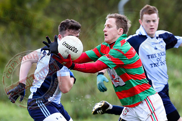 Lisnaskea Emmetts (0-12) V Belcoo (1-6) in Senior GAA Football League, Division One.