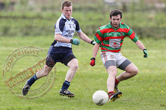 Lisnaskea Emmetts (0-12) V Belcoo (1-6) in Senior GAA Football League, Division One.